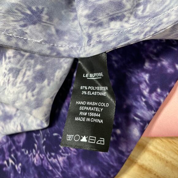 Le Superbe NWT Slip Into This Slip Dress Malibu Provence Sky Size S Lace Up Midi - Picture 8 of 10